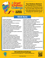 Kindness Checklist Poster - Final Sale Discounted Bundle (please read notes)