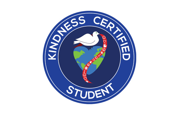 Kindness Certified Student Sticker – 40 Stickers Per Sheet